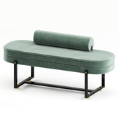 SIGMUND Upholstered fabric bench By arflex