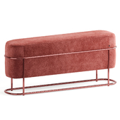 DROP Bench By COR Upholstered fabric bench