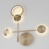 Brushed gold wall light 1