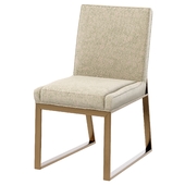 Iris Brass Side Chair