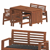 Ikea Applaro Table and chairs set 04