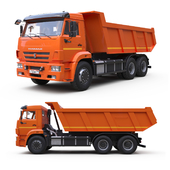 Dump truck on the KAMAZ-65115 chassis.