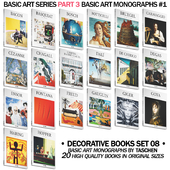049_Decorative books set 08 Basic Art Series 03