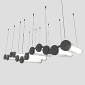 Hanging LED luminaire Integrator Light Wave, modern design