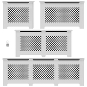Decorative radiator screen set_09