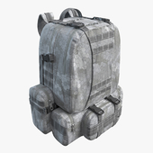 Military backpack, gray