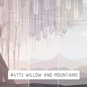 Creativille | Wallpapers | 4772 Willow and Mountains