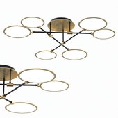 TOPPRO Ceiling chandelier KX5832 / 3 + 3 GD