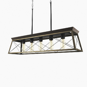 Briarwood Collection Five-Light Linear Chandelier