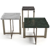 Fendi Casa Ripple square coffee tables set