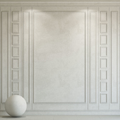 Decorative plaster with molding 222