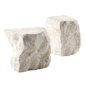 Rock side tables