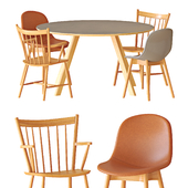 Hay tables and chairs
