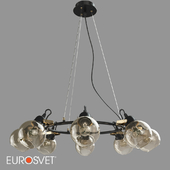 OM Hanging chandelier in loft style Eurosvet 70119/8 Mateo