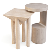 Crate and Barrel: Hout and Flora - Side Tables