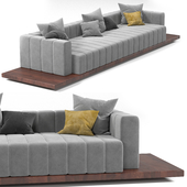 Freeman model triple sofa