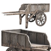 Medieval Carriage C4 (Lowpoly)