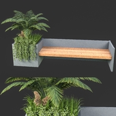 Urban Furniture with plant 01