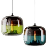 Modern Nordic Art Deco Colorful Hanging Glass