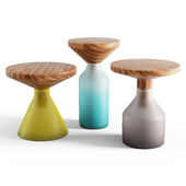 Congruent Series side tables (3 Models with Old and New Materials)