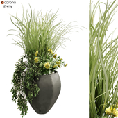 plant in vase set 131