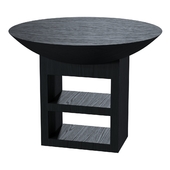 Atlante Contemporary Coffee Table in Wood by Artefatto Design Studio