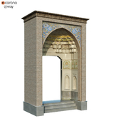 old arabic turkish arch muqarnas set 142