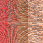 Wall Brick Design-16-4Color-PBR
