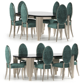 Cratos Table and Chairs by Zebrano Casa