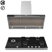 Miele Appliances Collection - Gas Cooktop And Hood, KM 3054 G, DA 6698 W
