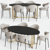 Westwingnow Table Luca and Holly chair Calligaris