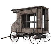 Medieval Carriage C1 (Lowpoly)