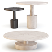 Baxter Pilar - Coffee and Side Table Set 01
