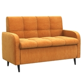 Flared arm sofa