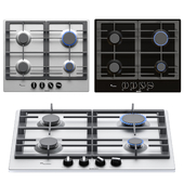 Bosch Serie 6 Gas hob / Black and steel