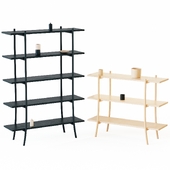 Skyladder Shelf Low & Skyladder Shelf Tall | Ariake