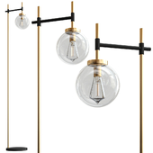 Camryn Glass Globe Floor Lamp