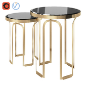 Gold Castle Tower Side Table