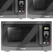 Toshiba EM131A5C-BS Microwave Oven with Smart Sensor Easy Clean Interior