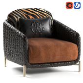 Clifton armchair by Roberto Cavalli