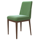 Pokoc Barton olive chair stitched