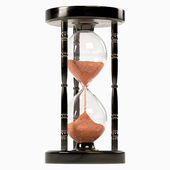 Decorative Sand Hourglass with Compass