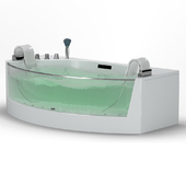 Gemy G9079 acrylic bathtub with air massage.