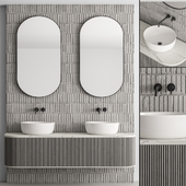 Bathroom Set Concrete Wall - Set 27