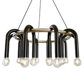 Paulson floppy chandelier round chrome