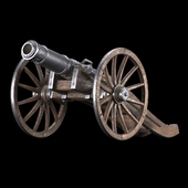 Cannon of the 18th century PBR