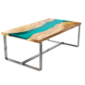 River Olive Wood Table