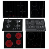 A set of gas and induction cookers from Samsung Korting and IKEA