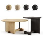 KOKU round coffee tables by Fogia and Norm