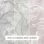 Creativille | Wallpapers | 4512 Curves and Leaves